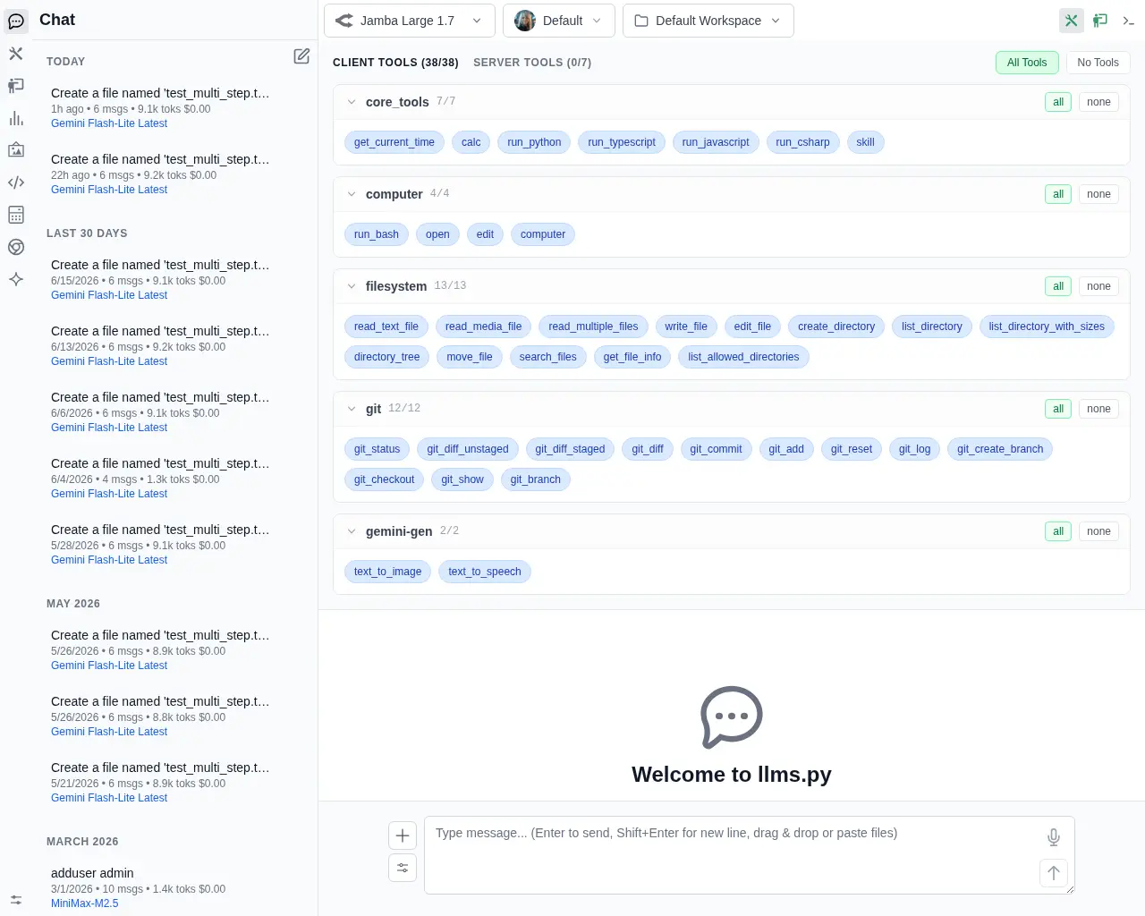 Client Tools Selector
