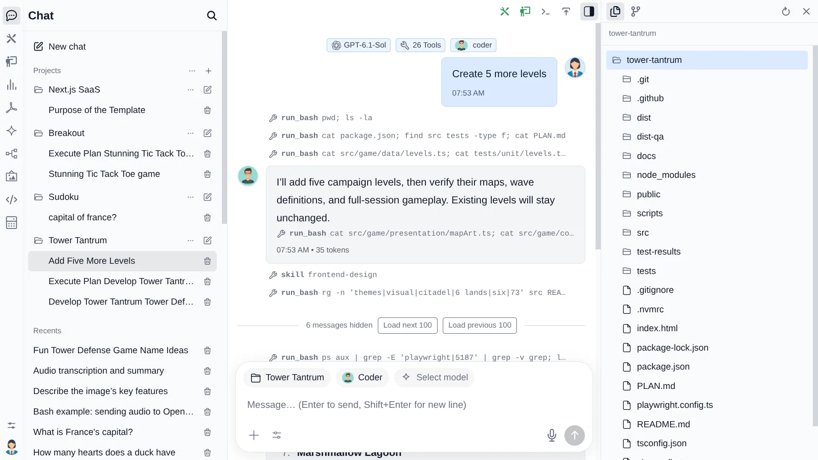Project files
