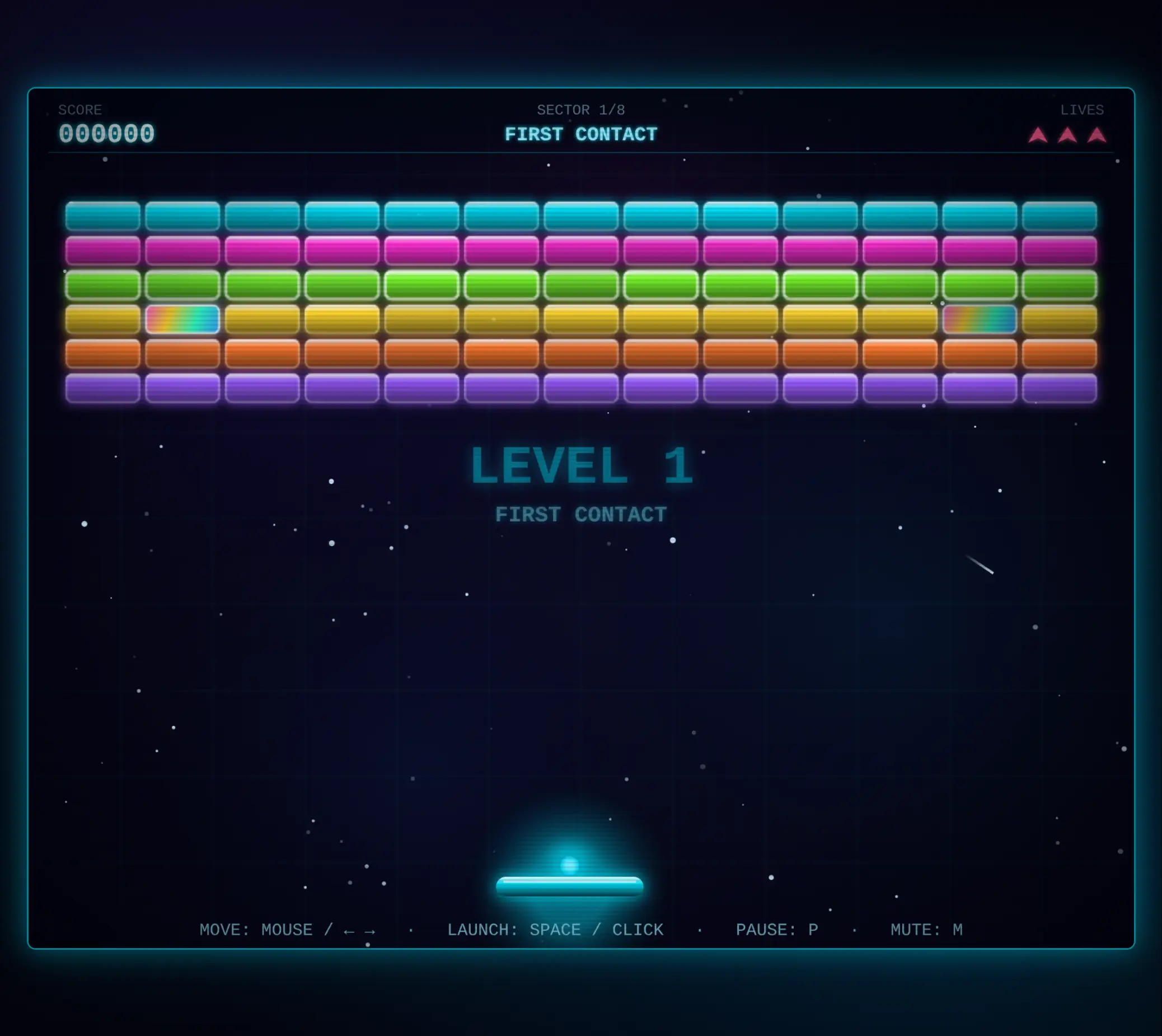 Breakout - Gameplay built by Coder agent